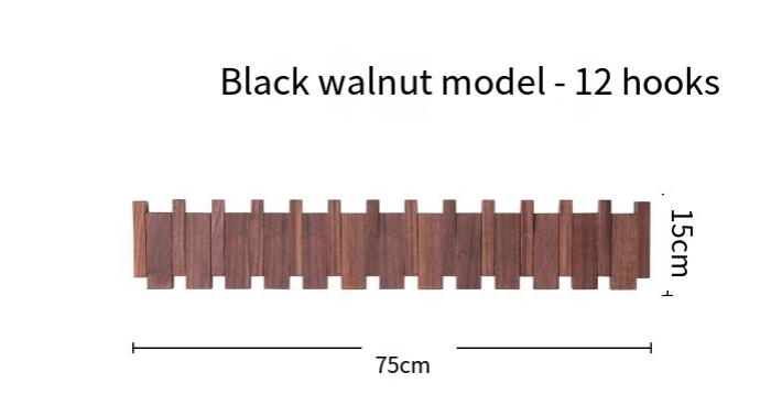 Perchero de Pared con Forma de Teclas de Piano Simplicity (Una Pieza)