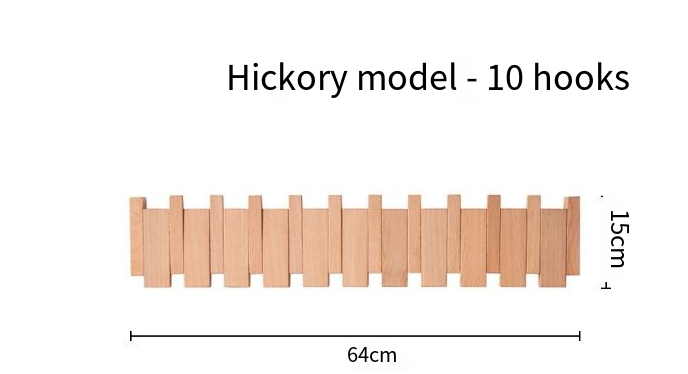 Perchero de Pared con Forma de Teclas de Piano Simplicity (Una Pieza)