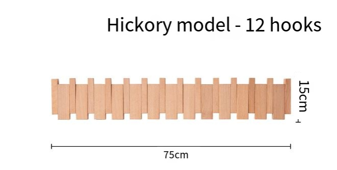 Perchero de Pared con Forma de Teclas de Piano Simplicity (Una Pieza)
