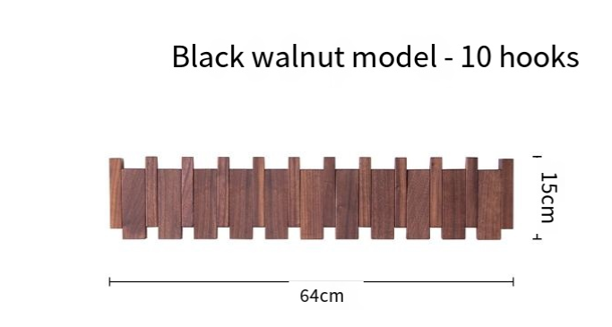 Perchero de Pared con Forma de Teclas de Piano Simplicity (Una Pieza)